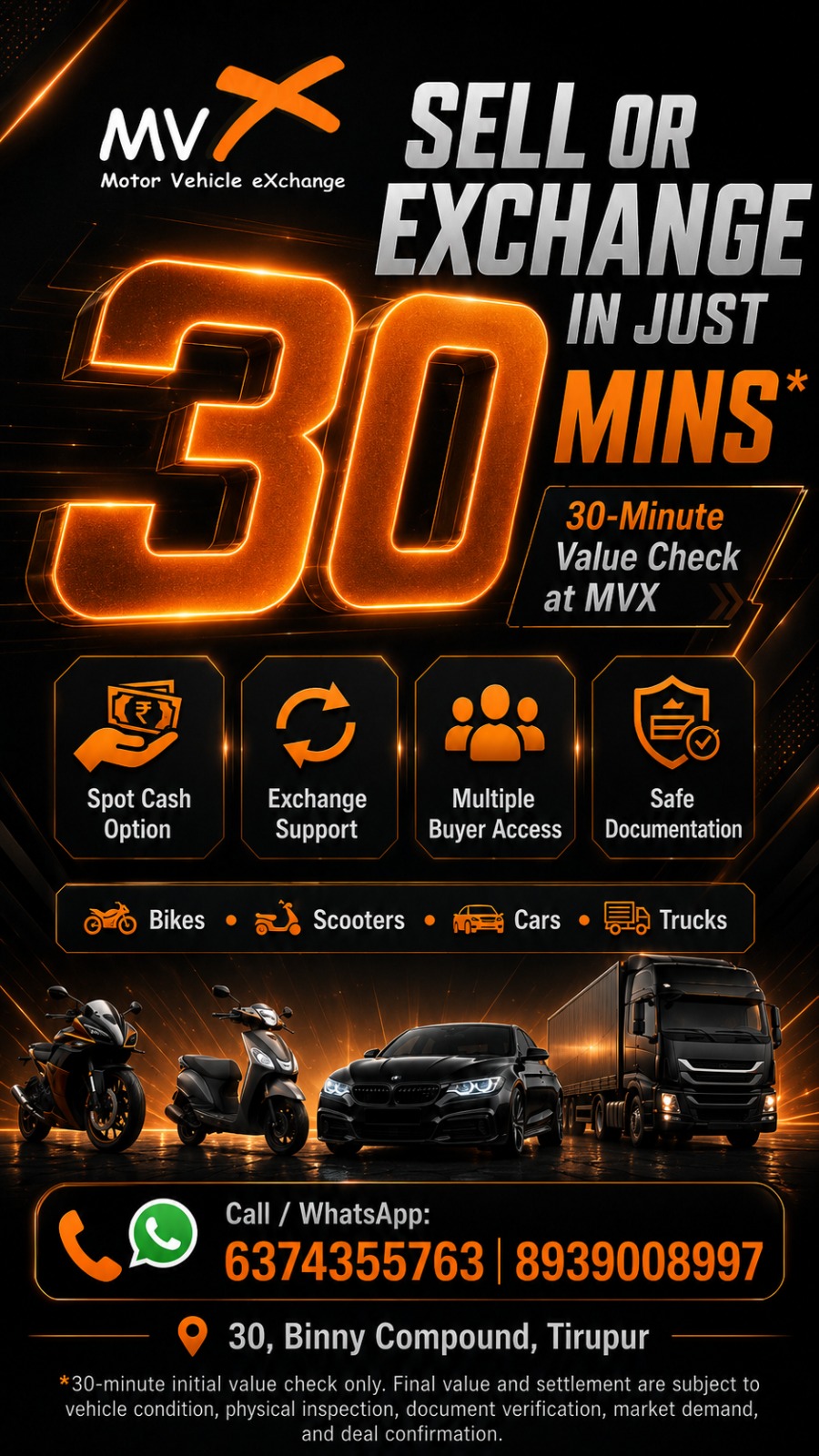 MVX - MOTOR VEHICLE EXCHANGE 